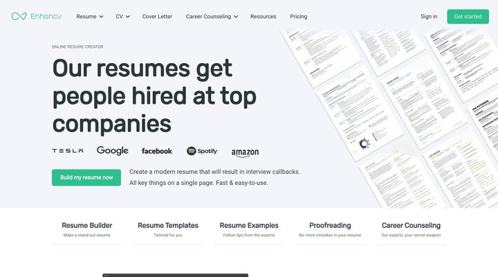 Free-to-Use Online Resume Creator | Build a Stand-Out Resume