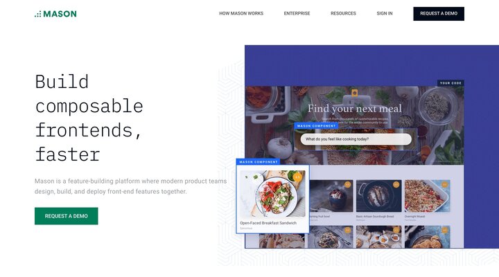 Mason | Front-end as a Service