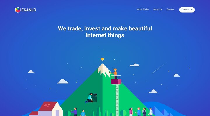 Esanjo:  We trade, invest and make beautiful internet things