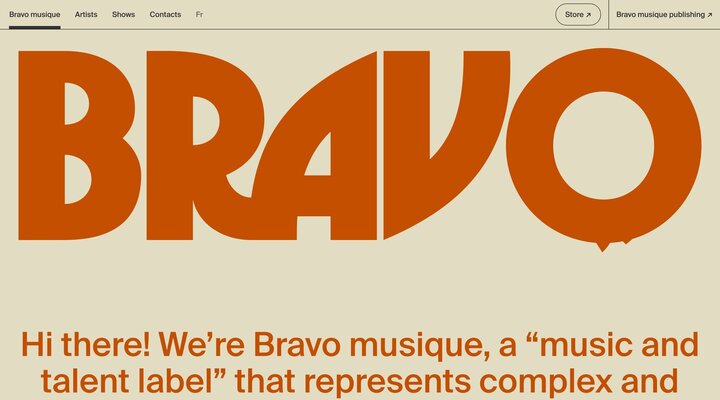 Bravo musique - Music and talent label