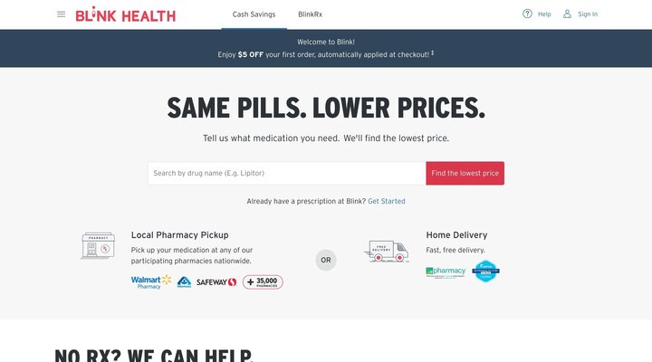 Blink Health: Discount Prescription Drugs & Online Pharmacy