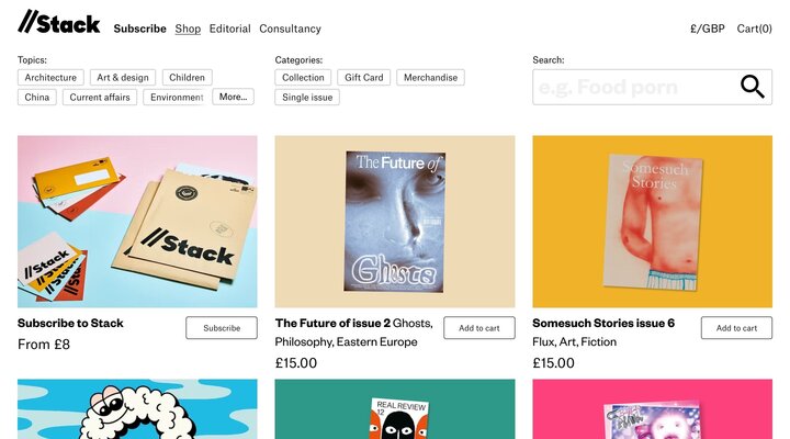 Shop - STACK magazines