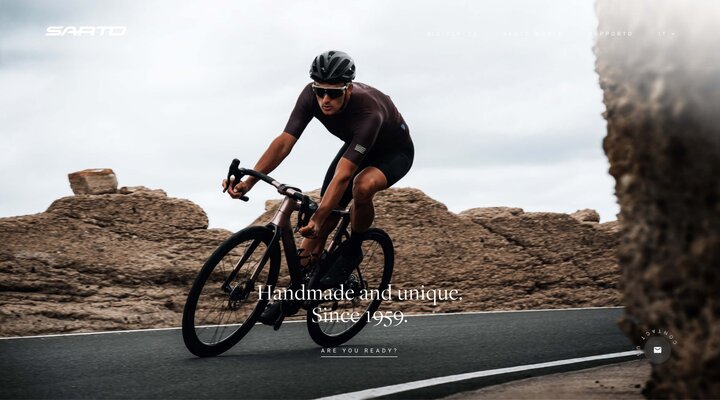Bici da corsa: telai artigianali su misura in carbonio | Sarto