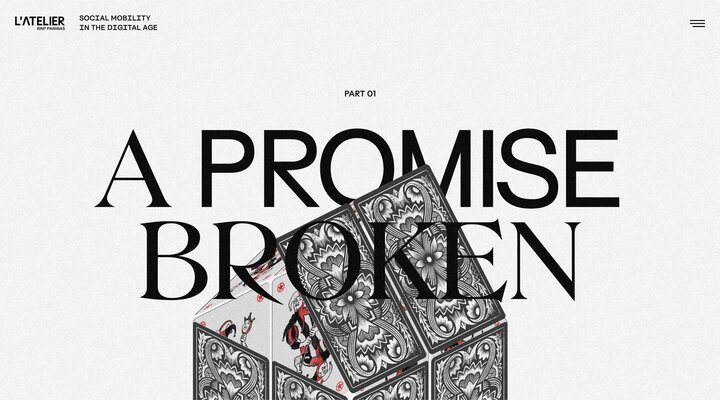 A Promise Broken | Social Mobility in the Digital Age | L'Atelier