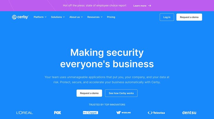The world’s first security platform for unmanageable applications