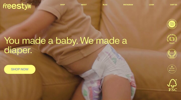 High Performing Diapers by Freestyle