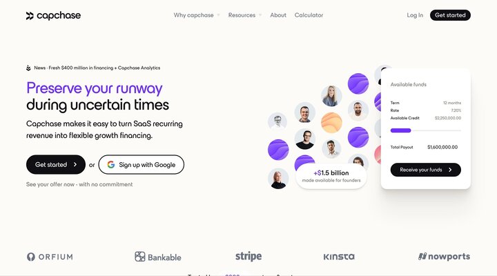 Growth Financing | Upfront Cashflow to Fund Your Growth | Capchase