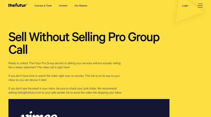 Sell Without Selling Pro Group Call