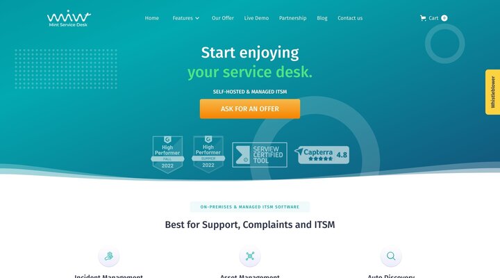 Mint Service Desk - ITSM Software ITIL V4 certified