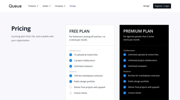Queue - Pricing as a seller