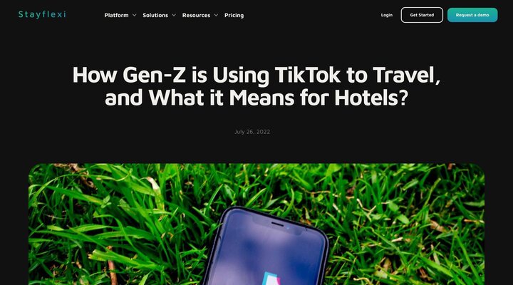 How Gen-Z is Using TikTok to Travel, and What it Means for Hotels?