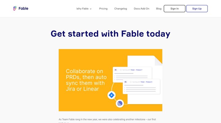 Get started with Fable today