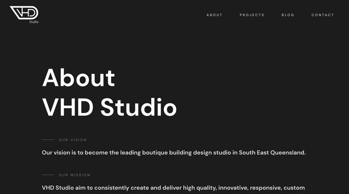 About – VHD Studio