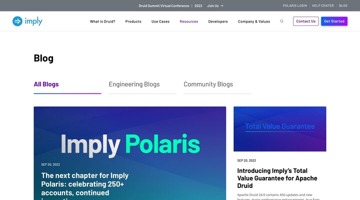 Company Blog - Imply