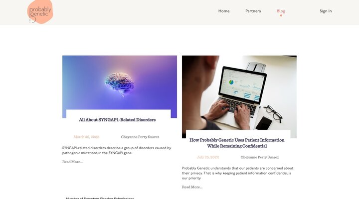 Blog | Probably Genetic