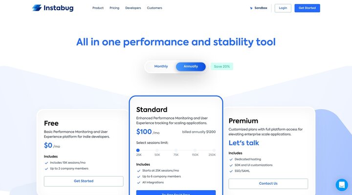Features and Pricing | Instabug