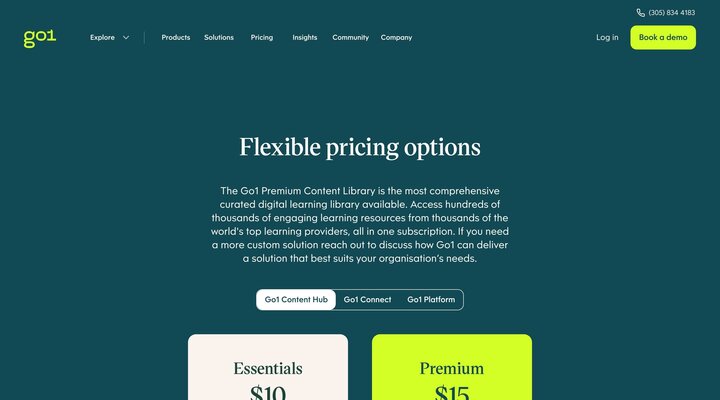 Go1 | Pricing and Subscription Options