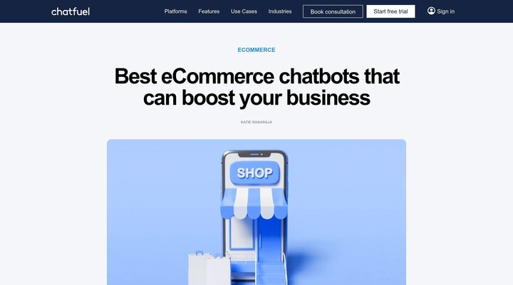 Best eCommerce chatbots that can boost your business | Chatfuel Blog