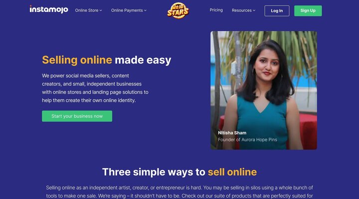 About Instamojo - #1 eCommerce Website Builder For MSMEs in India. Selling Online Made Easy.