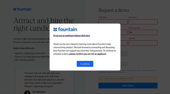 Start Now | Fountain