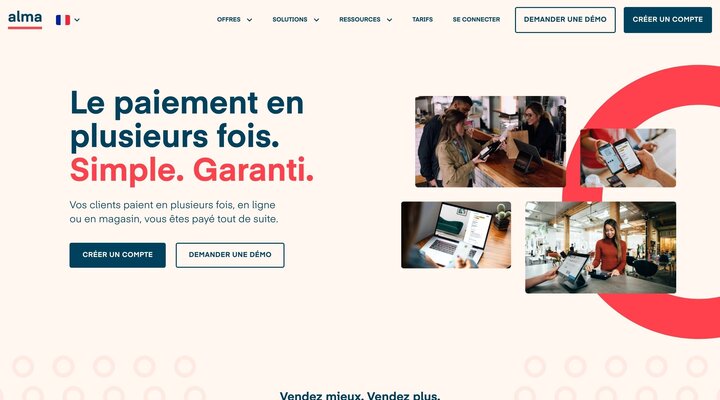 La solution de paiement en plusieurs fois simple et garantie