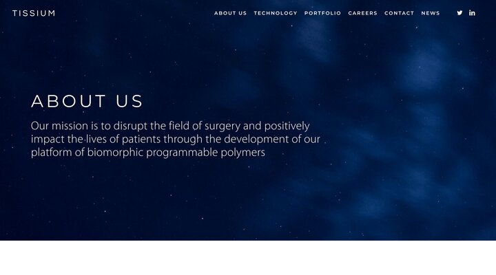 The Story and Team Behind Biomorphic Programmable Polymers | About TISSIUM