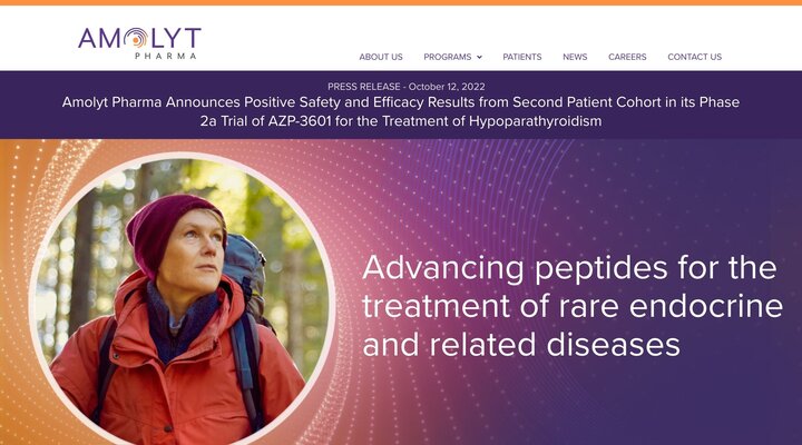 Amolyt Pharma - Advancing peptides for the treatment of rare endocrine and metabolic disorders
