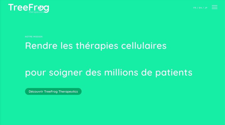 TreeFrog Therapeutics I Les thérapies cellulaires pour tous | Cell Therapy for All