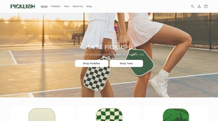 Picklish Pickleball | For people who like to look and play good