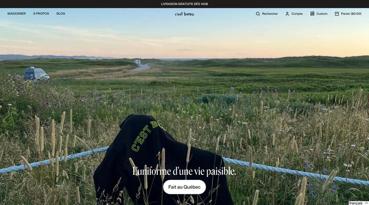 C'est beau - Des basics faits au Canada