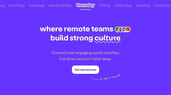 Thursday - where remote teams build strong culture