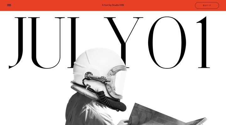 July 01 - A Serif vintage, modern font