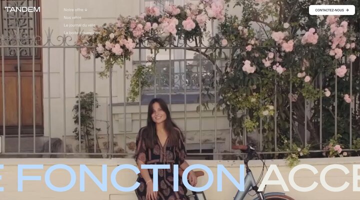 Tandem - Le vélo de fonction accessible à tous