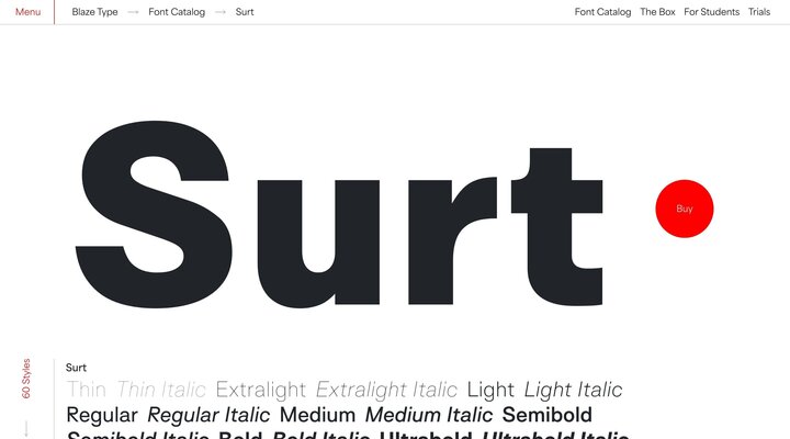 Surt | Type Design foundry | We design fonts for blazing hot projects!