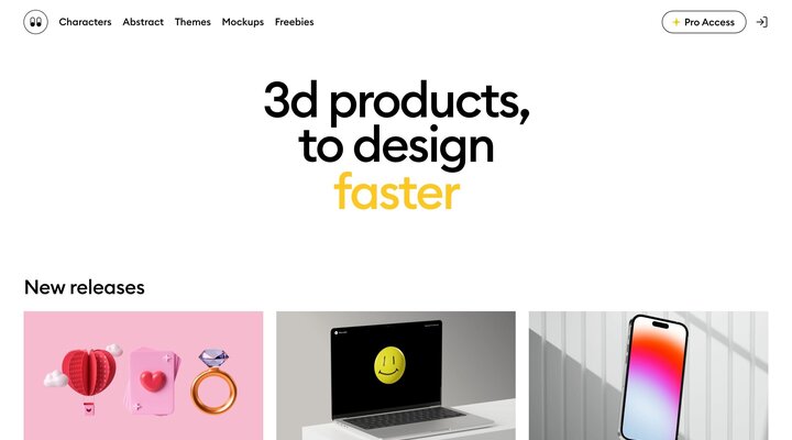 Wannathis: 3D illustrations and Characters for design projects