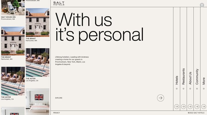 Salt Hotels - With us, it's personal.