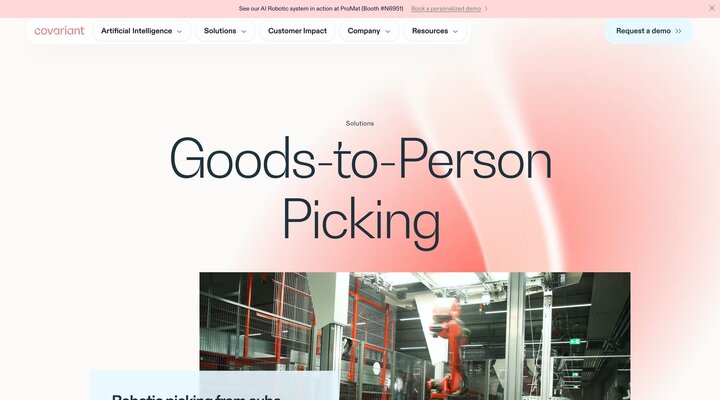 Covariant | Goods-to-Person Picking