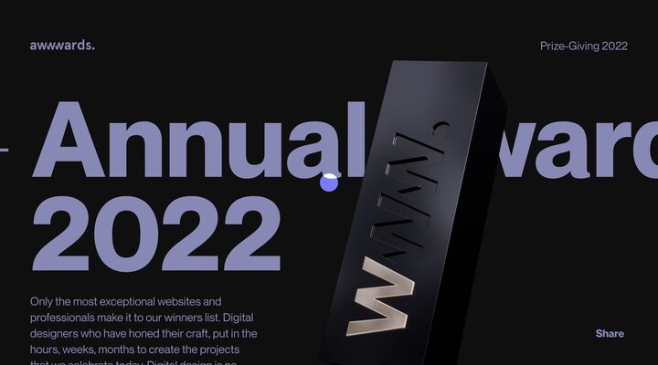 Annual Awards 2022 - Discover the best of the Web on Awwwards