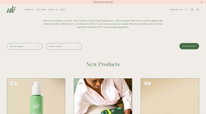 The Future of Natural Skincare | Serums, Cream, Nutri Beauty | Ulé Serum, Cream, Mist | Ulé