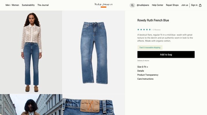 Rowdy Ruth French Blue