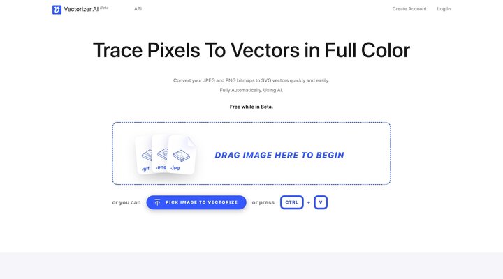 Trace Pixels To Vectors in Full Color, Fully Automatically, Using AI - Vectorizer.AI