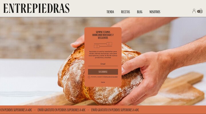 Harina Entrepiedras - Harinas especiales para pan y repostería