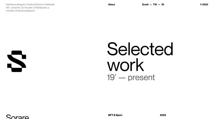Samuel Medvedowsky — Interface Designer & Craft Specialist
