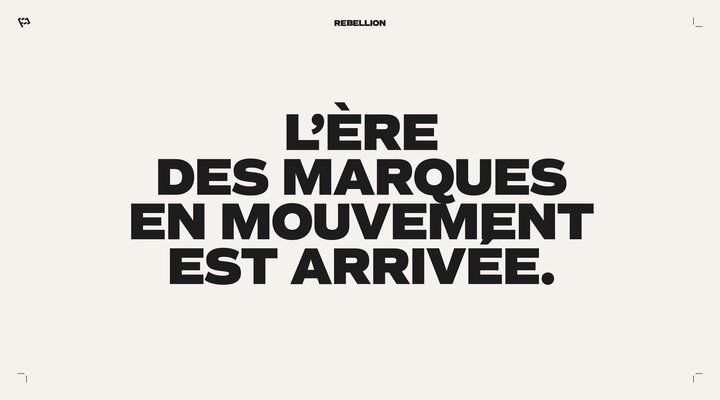 Agence Rébellion – Brand activists
