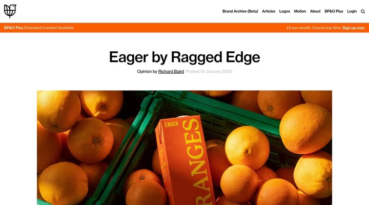 New Branding & Packaging for Eager by Ragged Edge