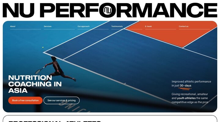 Nutritional Coaching Asia | Nu Performance