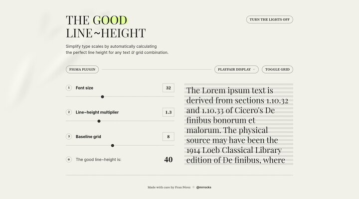 The Good Line-Height