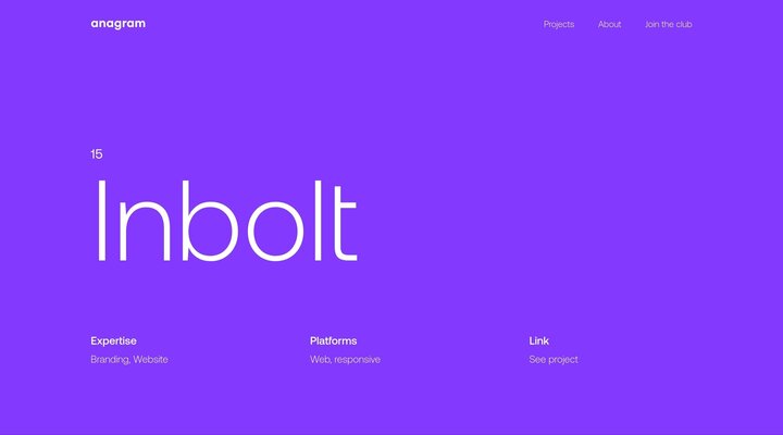 Inbolt — Anagram Club