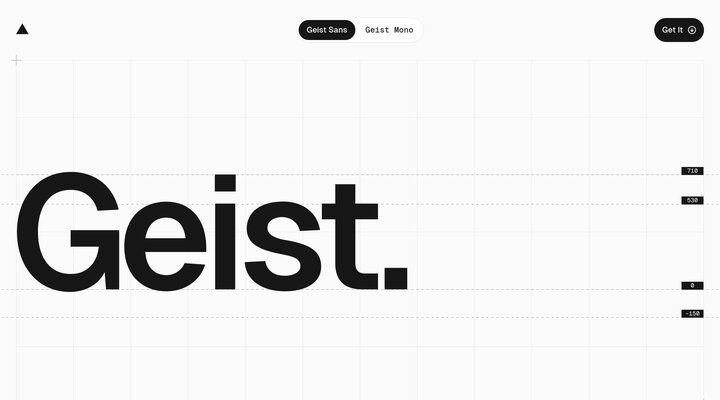 Geist Font — Vercel
