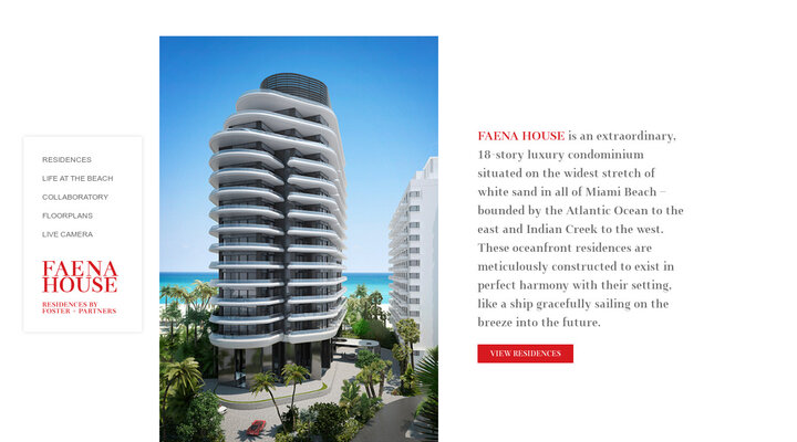 Faena House | Extraordinary Miami Beach Oceanfront Residences